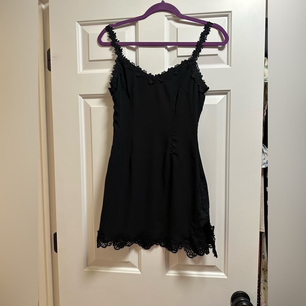 Superdown black mini dress